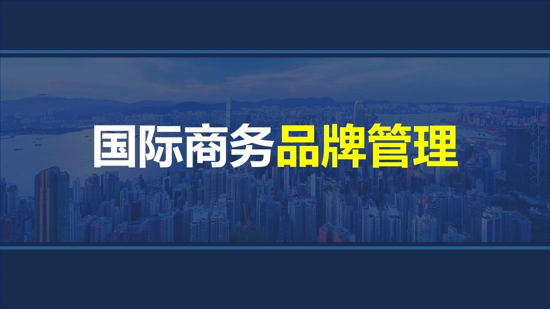 國際商務品牌管理 從戰略到價值